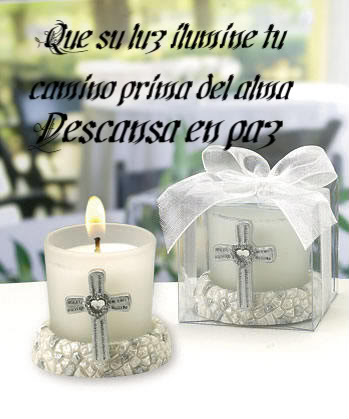 christening cross candle s 1 Imágenes con frases que descanse en paz