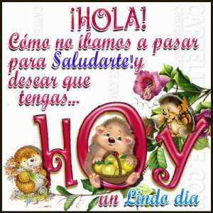 buenos días para hoy martes