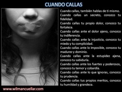 Imágenes con frases guarda silencio 19 CUANDO-CALLAS