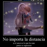 no importa la distancia si el amor