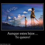 en la distancia siempre te amare