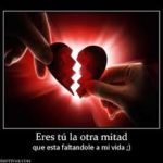 mi otra mitad eres tu