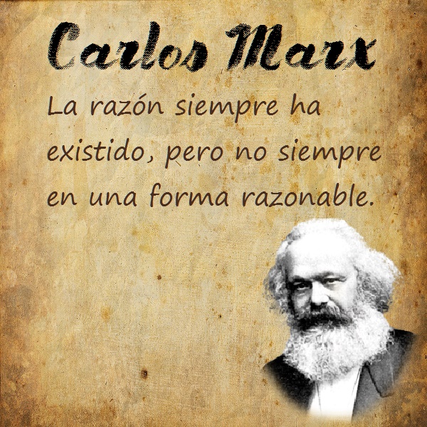 Frases de Carlos Marx - de la vida