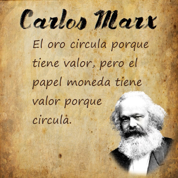 Frases de Carlos Marx - imagen con cita corta