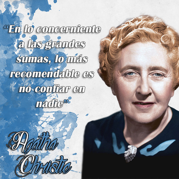 frases de Agatha Christie Confiar Frases de Agatha Christie