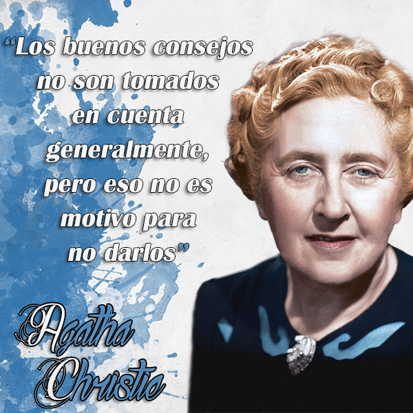 frases de Agatha Christie - Consejos