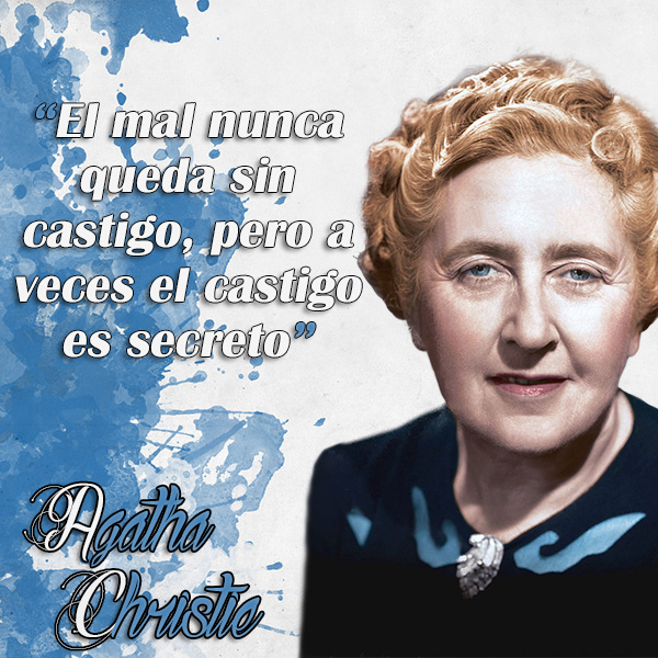 frases de Agatha Christie - Mal