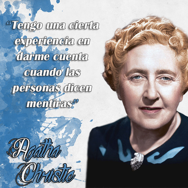frases de Agatha Christie - Mentiras