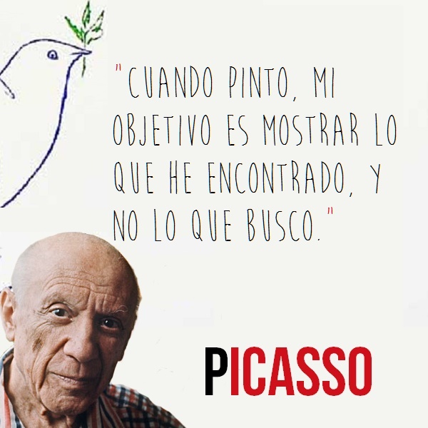 frases de picasso pensamientos cortos Frases de Pablo Picasso