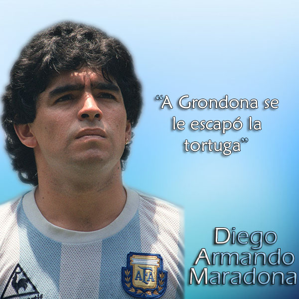 frases de Diego Armando Maradona Tortuga Frases de Diego Armando Maradona