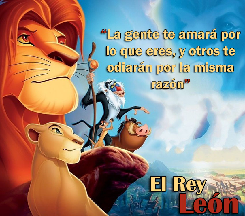 frases de El Rey Leon ser Frases de la película El Rey León